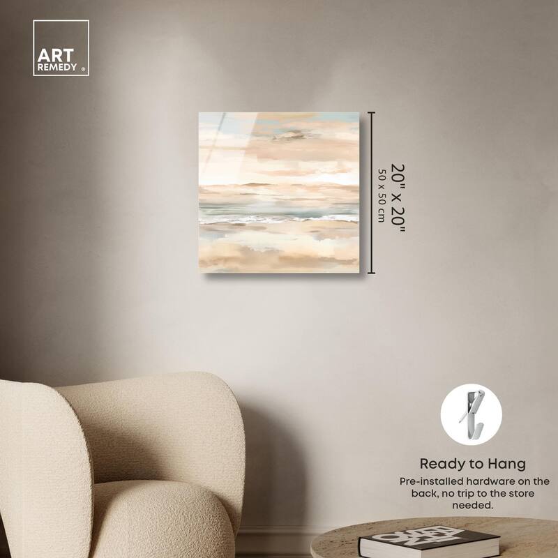 Roseate Skyfall II Acrylic by Art Remedy, Ready to Hang