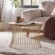 preview thumbnail 1 of 6, Halley Boho Mango Wood Coffee Table by Christopher Knight Home