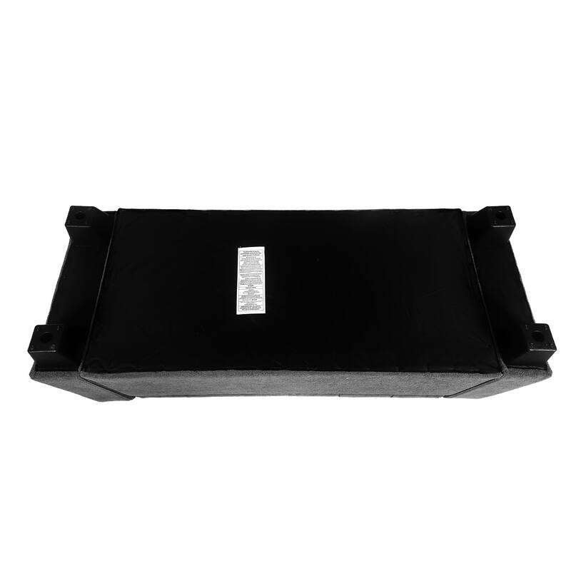 Adeco Rectangle Storage Ottoman Bench for Living Room, Bedroom