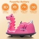 preview thumbnail 8 of 16, 12V Kids Ride On Bumper Car W/Control, Spray With Light, 360 Degree Rotation, Safety Anti-Collision Strip, Music, Age 2-5.