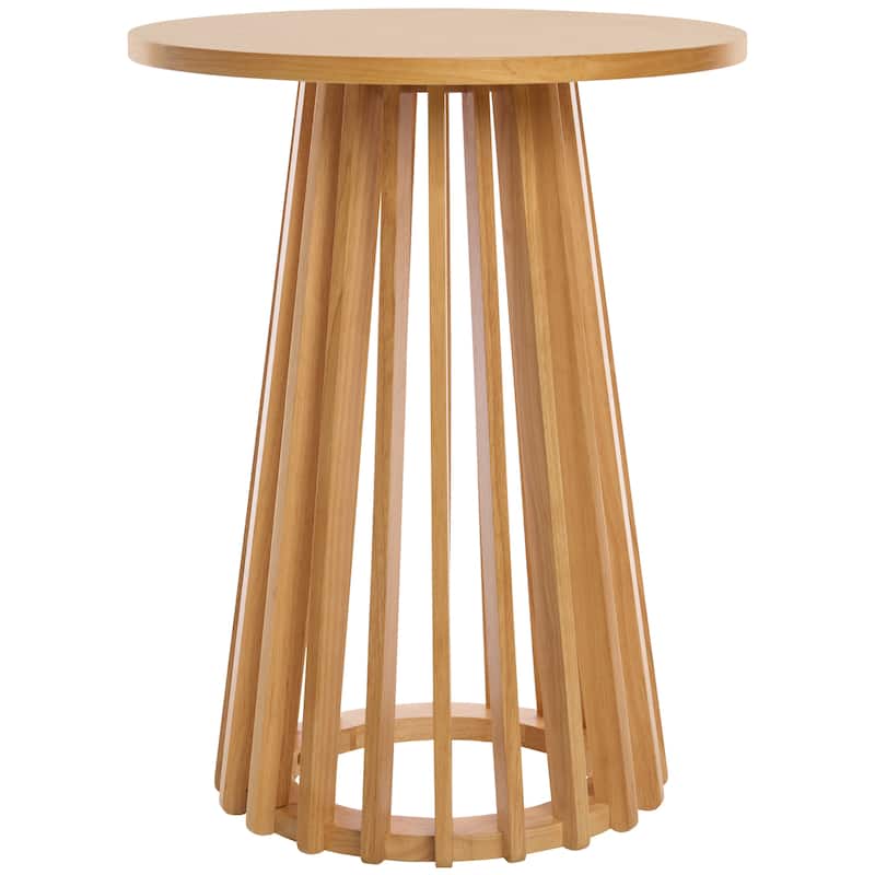 SAFAVIEH Home Cassio Accent Table - 18"W x 18"D x 22"H - Natural