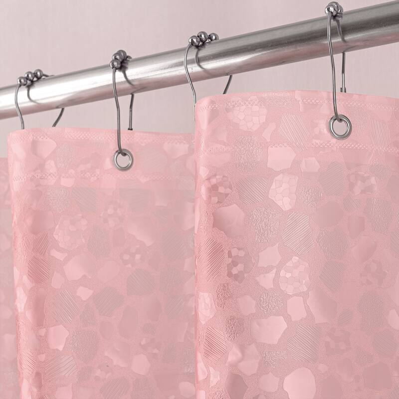 Terrazzo Embossed Design Peva Shower Curtain Liner