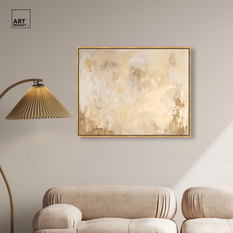 Sun Brust Gilding III Canvas by Art Remedy