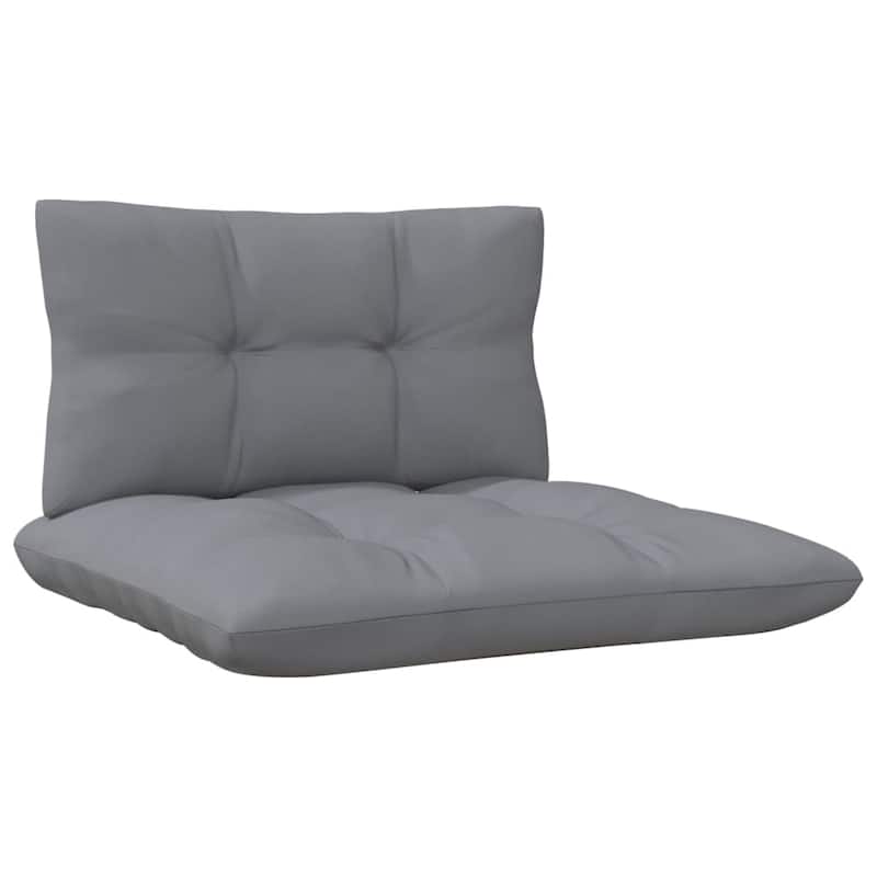 vidaXL Solid Pinewood Patio Lounge Set 8 Piece with Cushions Multi Colors