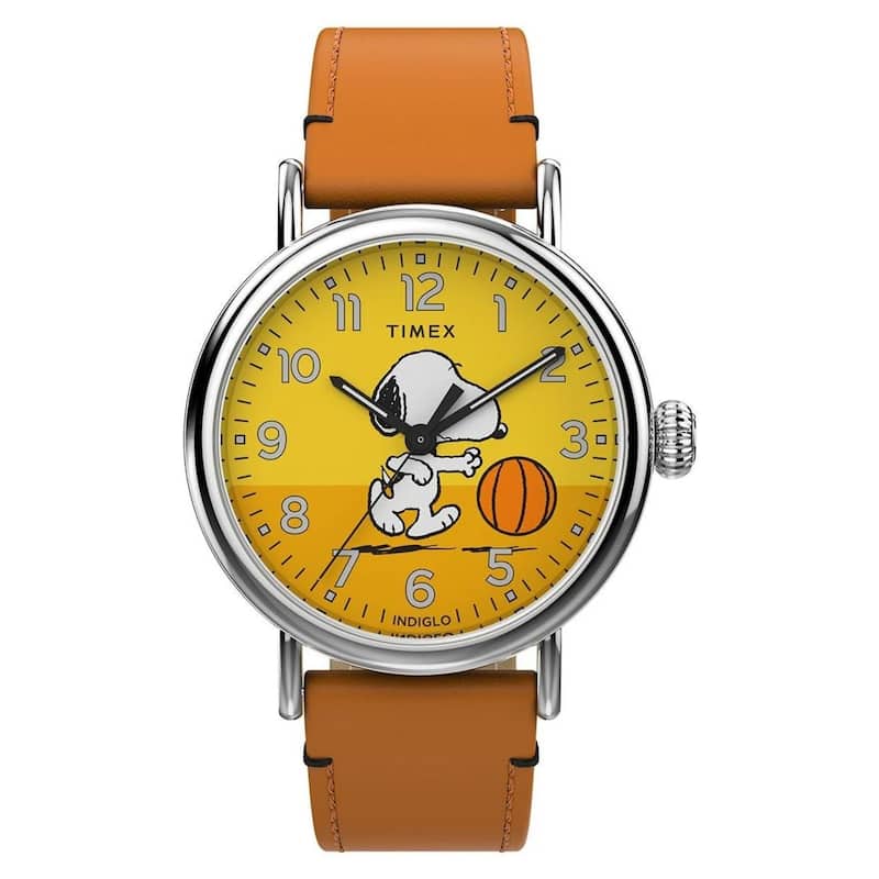 Timex Men's Snoopy Basketball Yellow Dial Watch - TW2W51900 - One Size