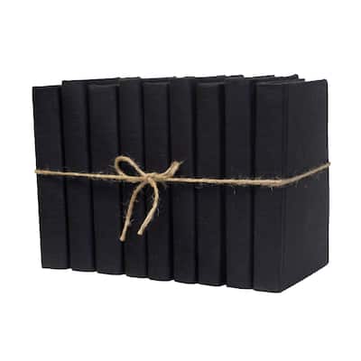 Books Black Decorative Accessories: Onyx Linen ColorPak