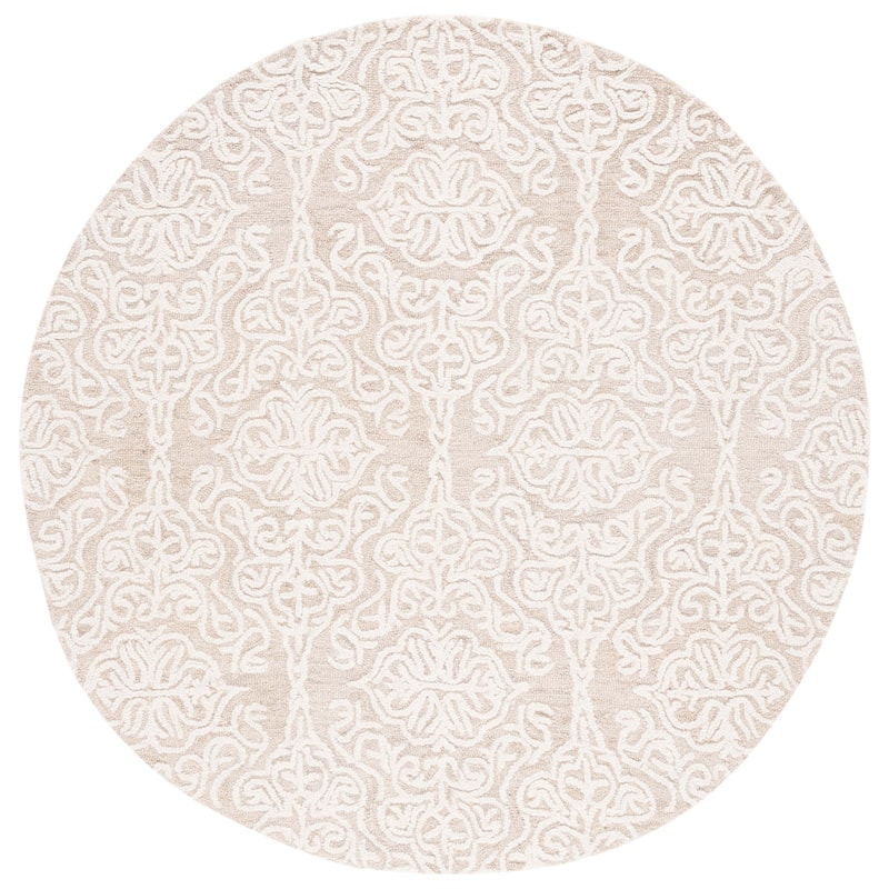 SAFAVIEH Handmade Blossom Cateluta Modern Floral Wool Rug