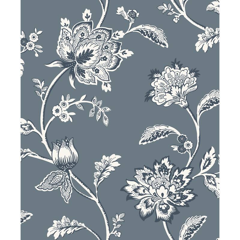 Fine Decor Juliette Blue Jacobean Wallpaper