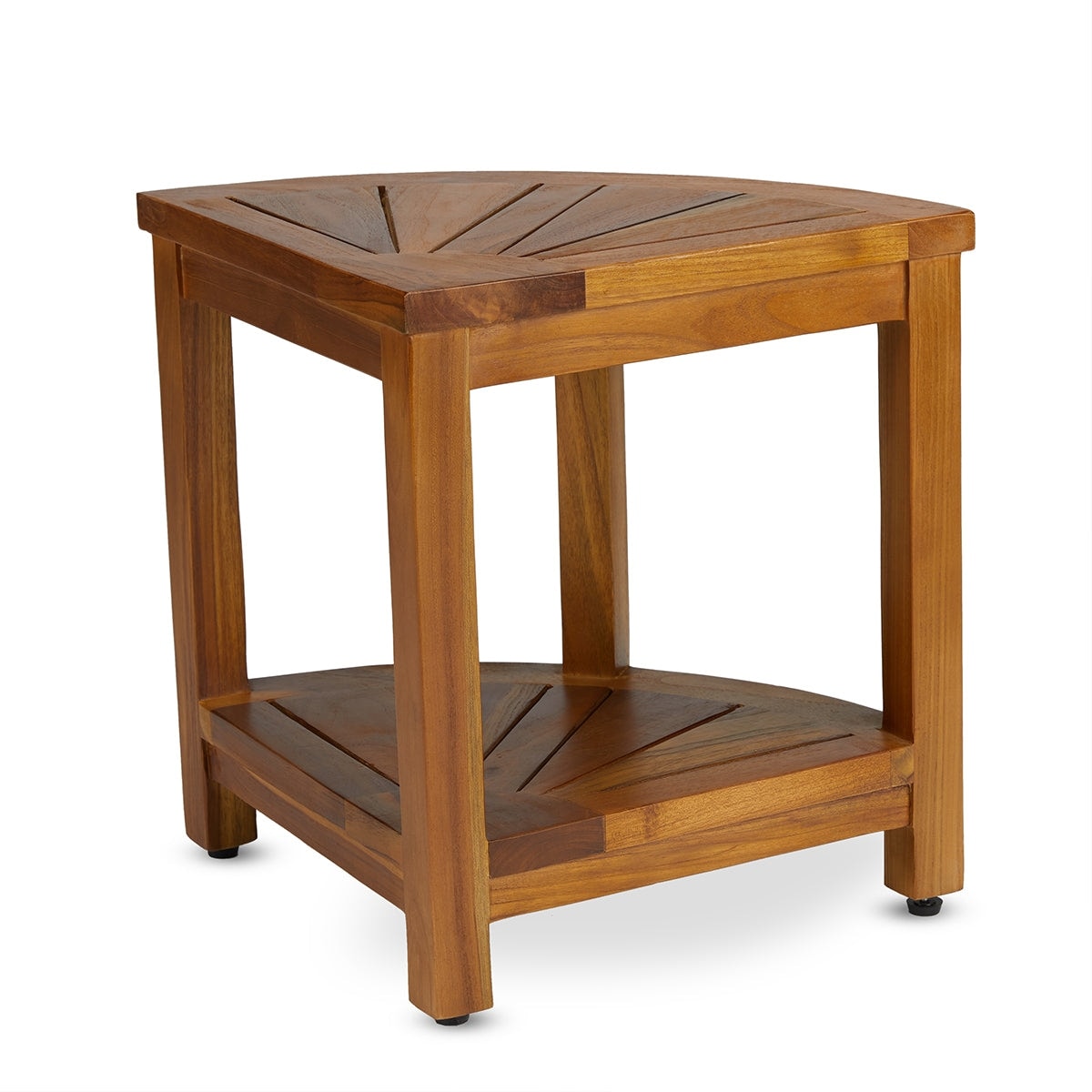 TeakCraft The SAGA Teak Corner Shower Bench