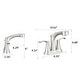 preview thumbnail 10 of 13, Bathlet 2-Handle Bathroom Sink Faucet with Pull Out Sprayer