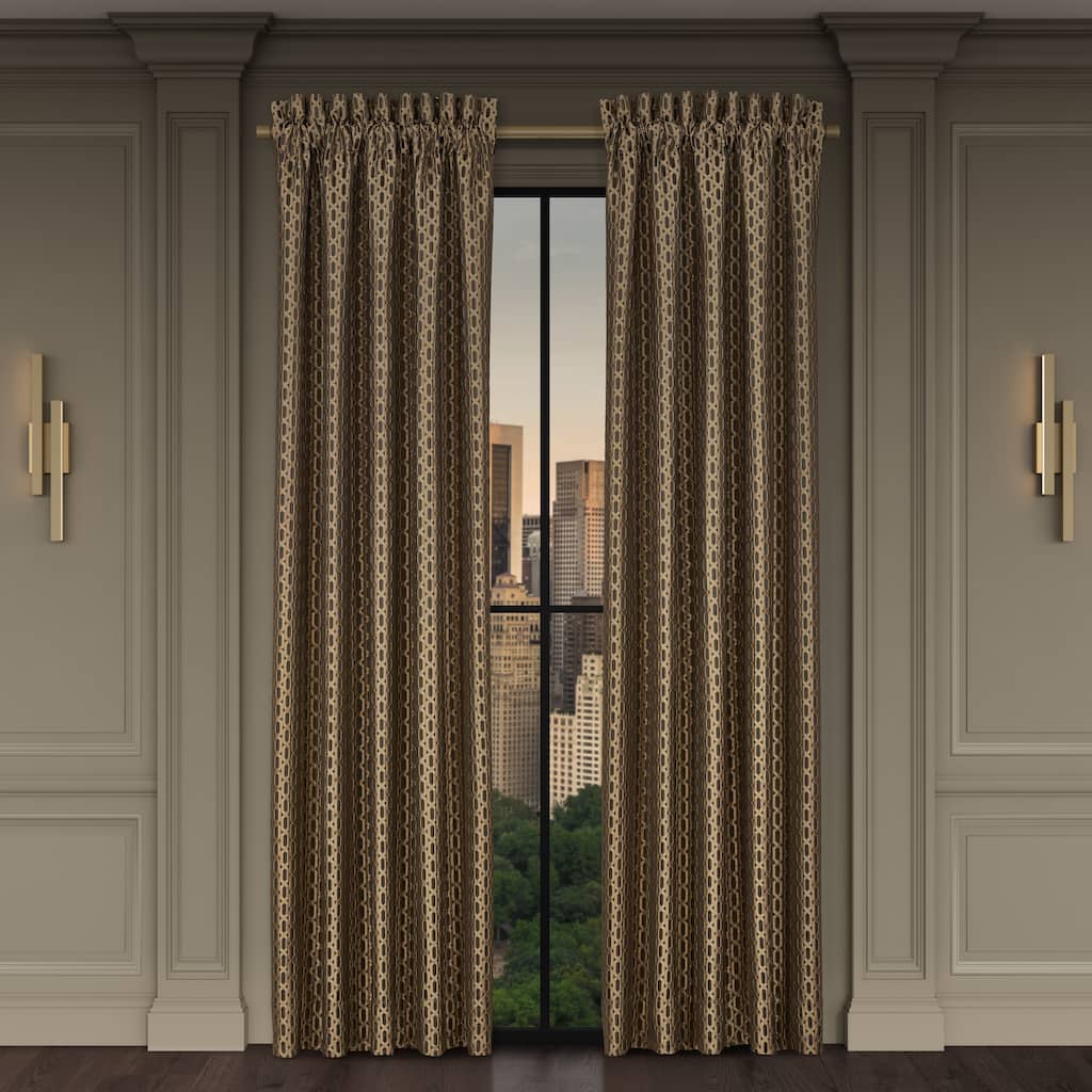 J. Queen New York Metropolitan Bronze Window Panel Pair