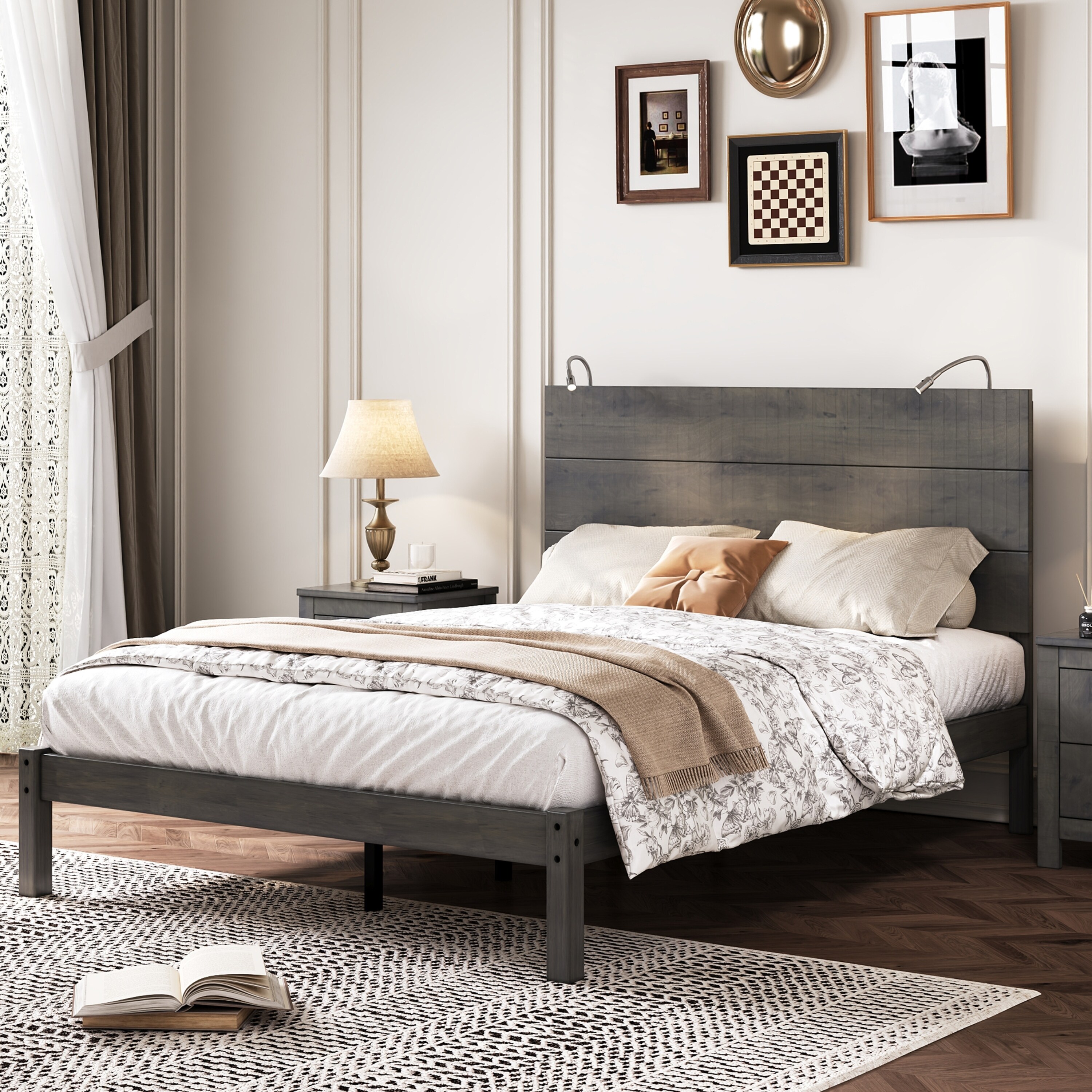 Built in bedside lights new arrivals