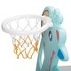 preview thumbnail 29 of 32, 5 in 1 Long Slide w/ Basketball Hoops,Football gate,Ringtoss,Swing Set