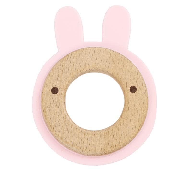 Silcone + Wood Teether