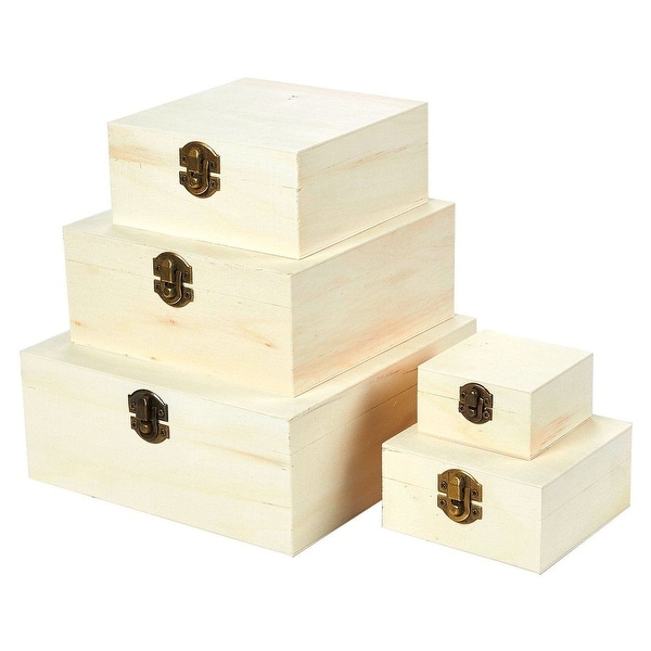 Small white wooden box sale