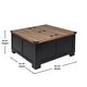preview thumbnail 15 of 29, Modern Farmhouse Coffee Table with Hidden Interior Storage
