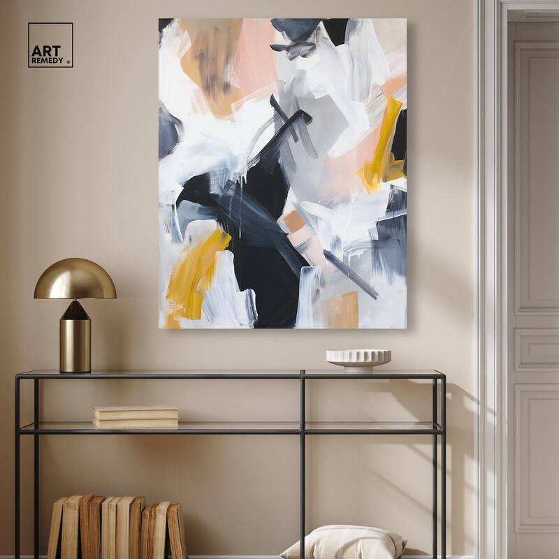 Rustic Noir Canvas by Art Remedy, Gallery Wrapped