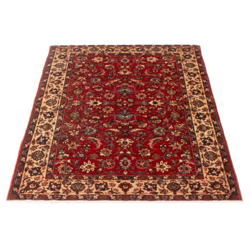 ECARPETGALLERY Hand-knotted Anatolian Vintage Red Wool Rug - 4'11 x 6'10
