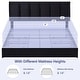preview thumbnail 61 of 123, Javlergo Bed Frame with Storage Drawers Upholstered Platform Bed Frame with Adjustable Headboard