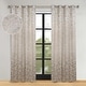 preview thumbnail 72 of 124, Superior Leaves Machine Washable Room Darkening Grommet Blackout Curtains, Set of 2 52" x 72" - Ivory