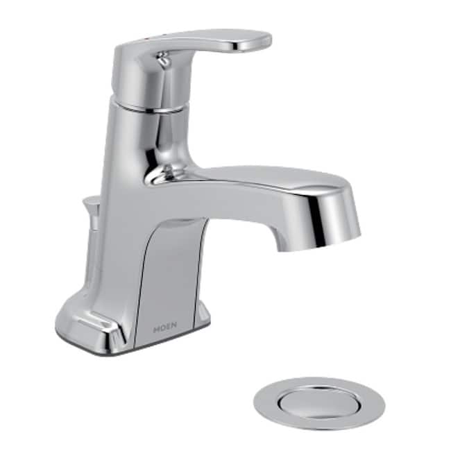 Moen L645711 Chateau 1.2 GPM Single Hole Bathroom Faucet with Pop-Up - Polished Chrome