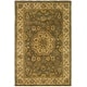 preview thumbnail 16 of 35, SAFAVIEH Heritage Carley Hand-tufted Wool Oriental Area Rug 4' x 6' - Green/Taupe - Rectangle