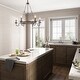 preview thumbnail 2 of 5, The Gray Barn Transitional 6-light Round Candle Chandelier Ceiling Pendant Light