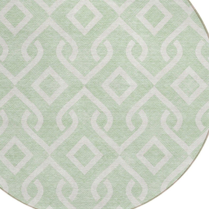 HomeRoots Geometric Transitional Rectangle Outdoor Rug