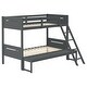 preview thumbnail 30 of 32, Twin/Full Bunk Bed with Built-in Ladder