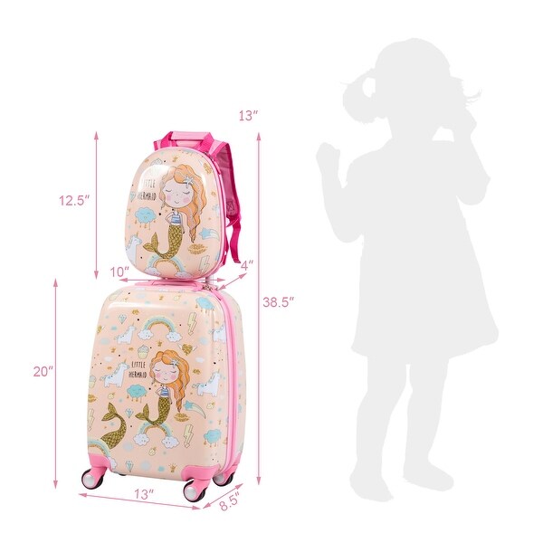 backpack and suitcase set