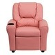 preview thumbnail 138 of 139, Contemporary Kids Recliner with Cup Holder and Headrest