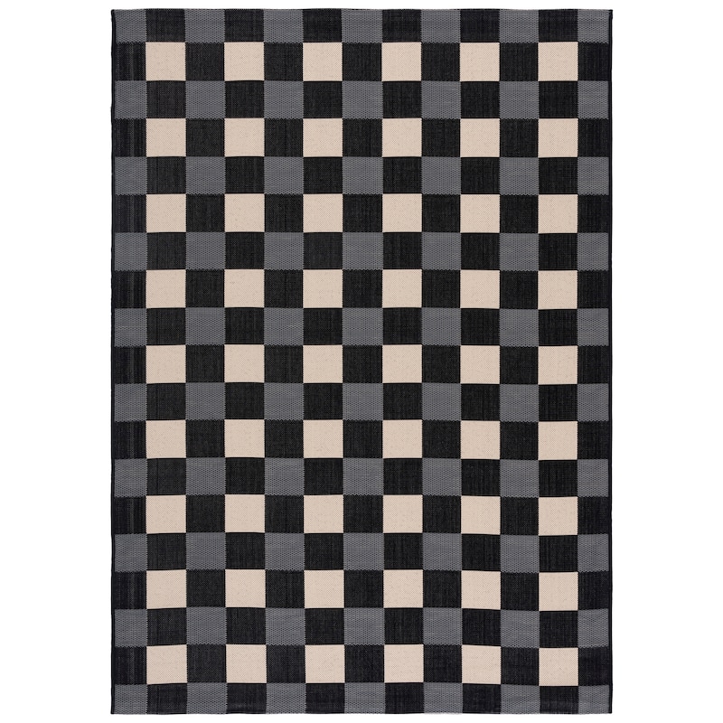 SAFAVIEH Courtyard Meryem Indoor/Outdoor Washable Backyard Patio Rug