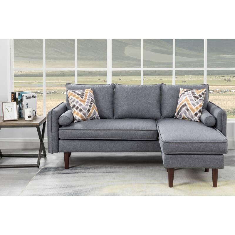 Sectional Sofa Chaise with USB Charger