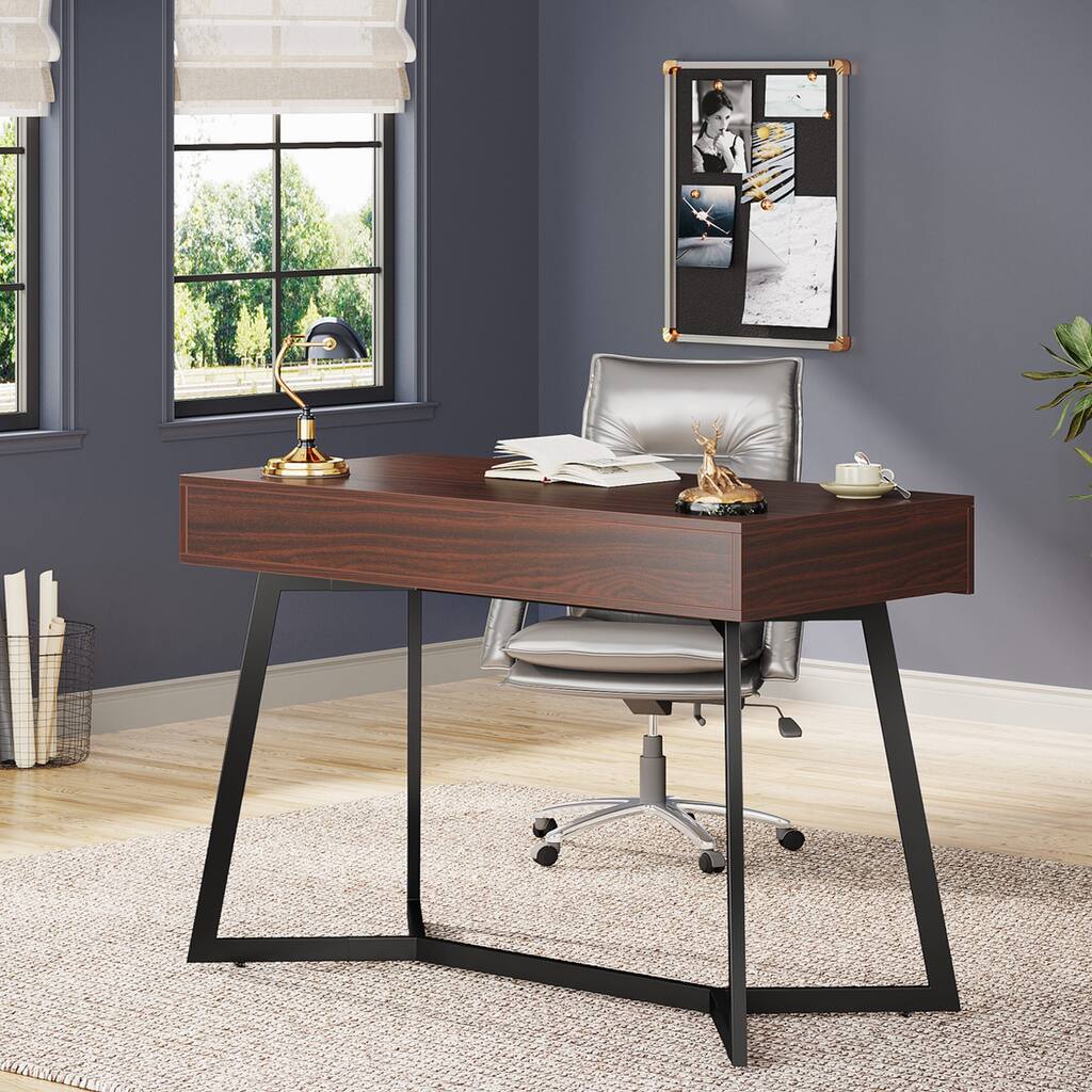 Computer Desk with 2 Drawers, Office Desk