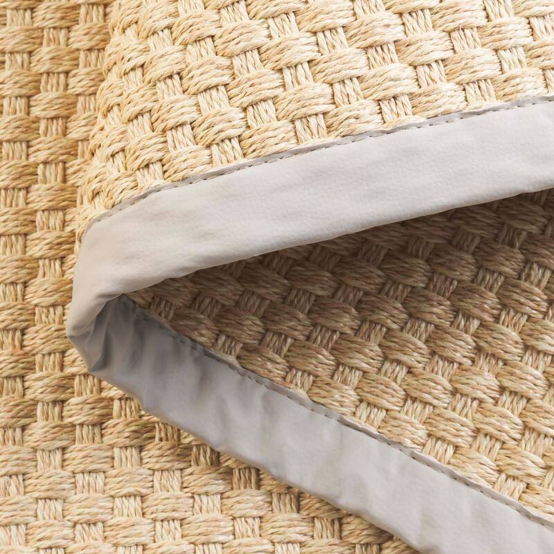 SAFAVIEH Napa Faux Sisal Meret Washable Indoor/Outdoor Rug - Weather Resistant & Easy Cleaning