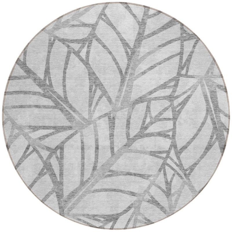 HomeRoots Floral Transitional Rectangle Outdoor Rug