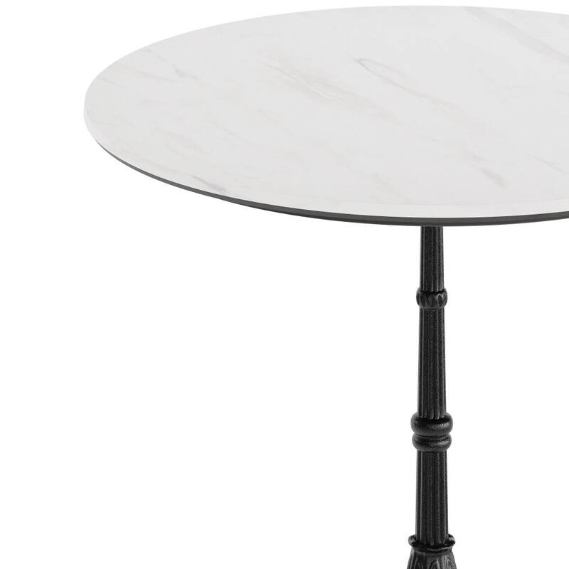 Commercial All-Weather HPL Tabletop with Bistro Base