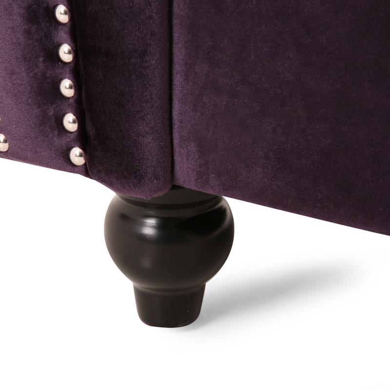Club Chair Vanity Chair Upholstered Arm Chair Side Chair Dark Purple Dressing Chair Velvet Chair Leisure Chair