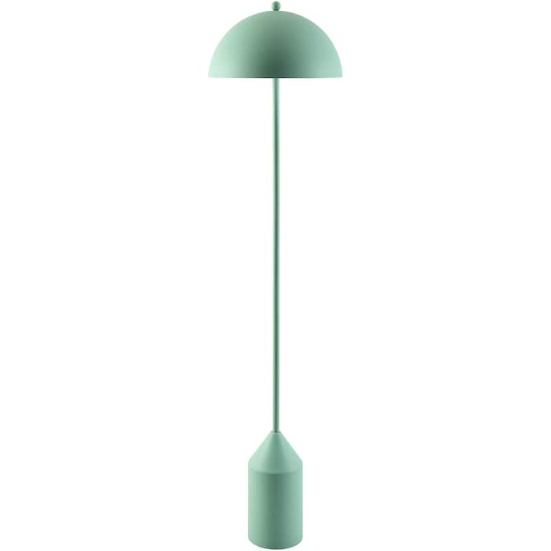 Livabliss Elder Rustic Accent Floor Lamp - 59"H x 14"W x 14"D - Green