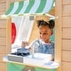 preview thumbnail 11 of 15, Teamson Kids Agnes Wooden Playhouse with Garden Window, Fixed Bench & Flower Boxes, Tan