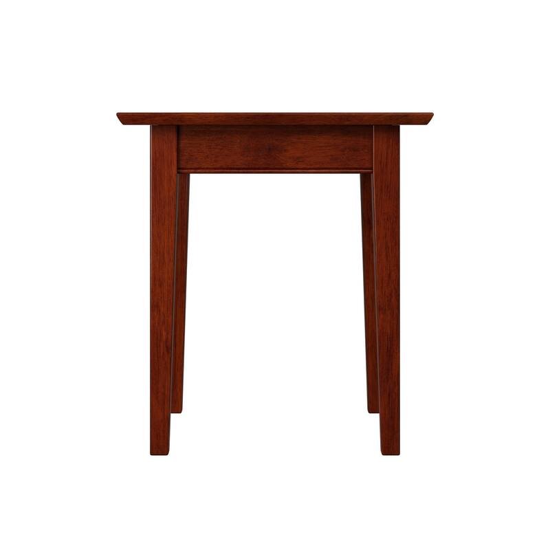 AFI Shaker End Table with Charger in Walnut