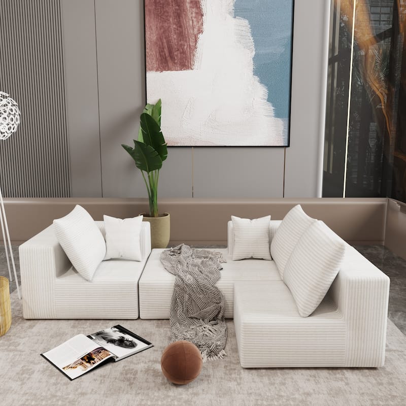 Corner Combination Sectional Sofa with Multiple Combinations Available