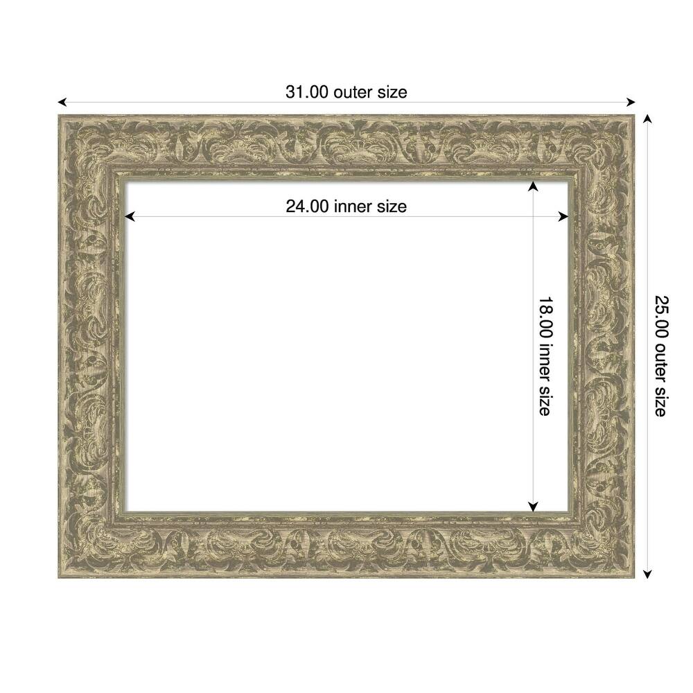 Luxe Framed Dry Erase Magnetic Board
