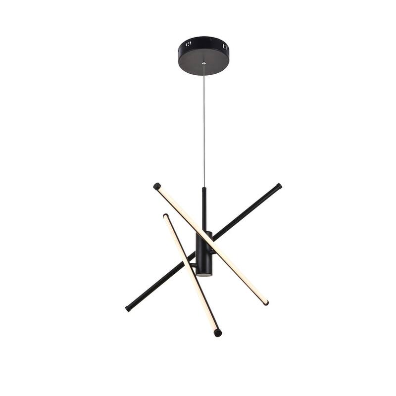 Sonny 3-Light Pendant - 12.5/28.5 - Black