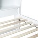 preview thumbnail 23 of 21, Twin Over Twin Bunk Bed with Storage Shelves, Rubber Wood Twin Beds with Guardrails & Ladder, Can be Convertible 2 Beds for Kids
