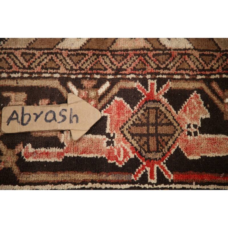 Hand Knotted Oriental 100% Wool Carpet Traditional Medallion Pink Heriz Area Rug - 11' 5'' X 8' 4''