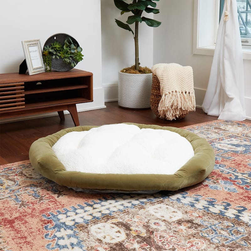 Happy Hounds Moxy Sage Donut Dog Bed