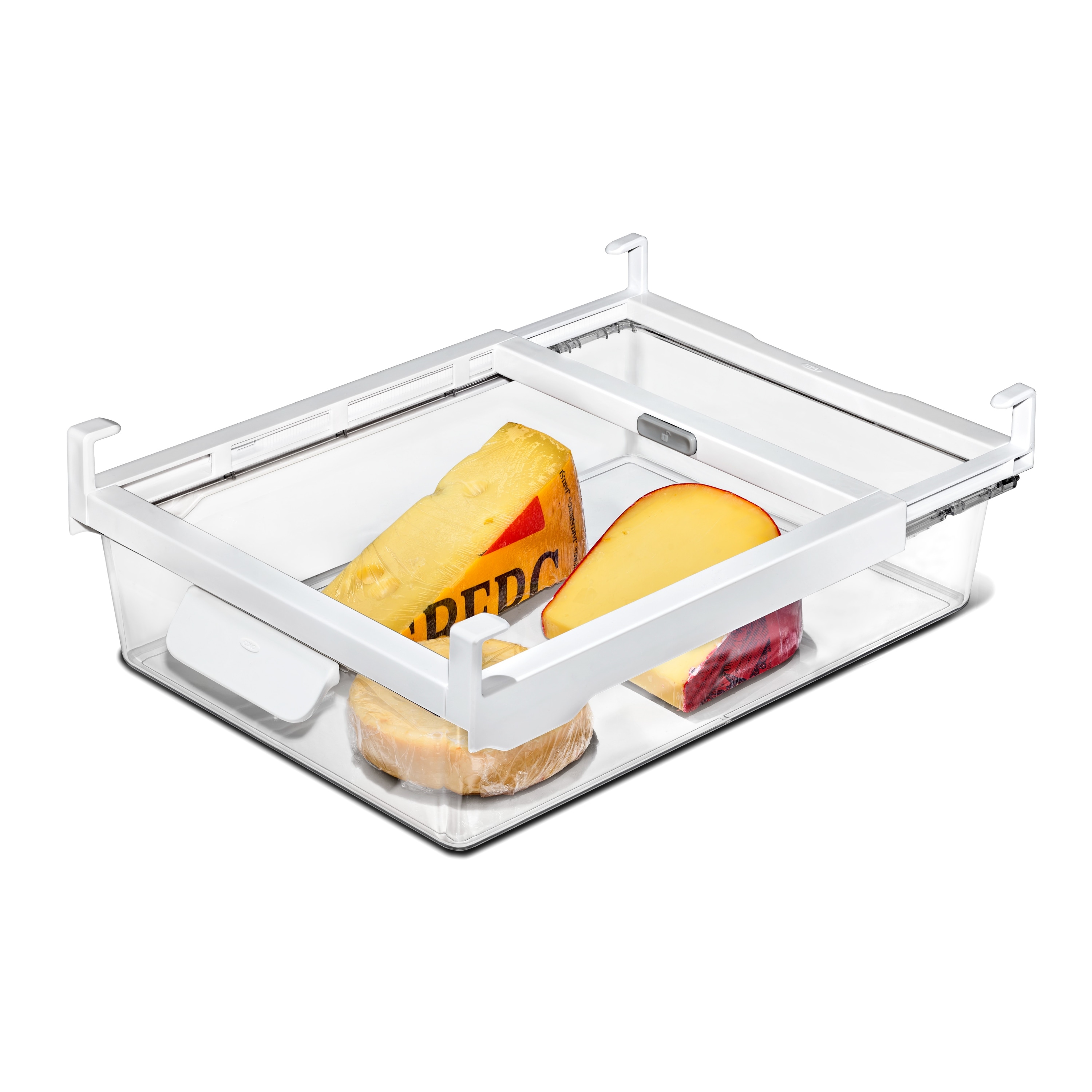 Add More Space to Your Refrigerator with OXO's Adjustable Shelf Riser 
