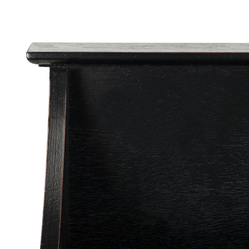 SAFAVIEH Remona Black Hanging Storage Wall Rack - 28" x 5" x 12" - 28Wx5Dx12H