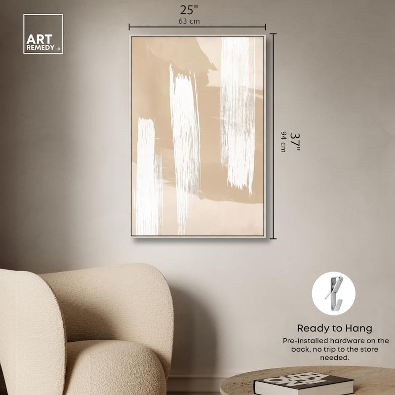 Gestural Grains I Canvas by Art Remedy